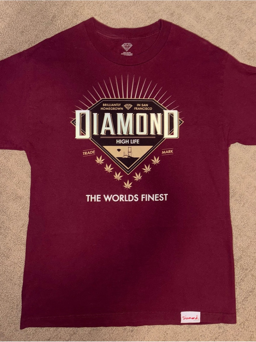 San Francisco Souvenir Tourism T-Shirt (Diamond High Life)